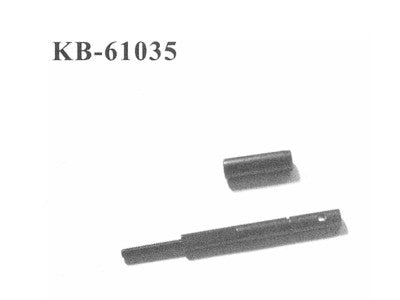 KB-61035 Welle für Rutschkupplung +  Getriebe