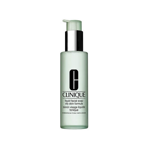 "Clinique Liquid Facial Soap Sapone Liquido Per Il Viso Formula Pelle Grassa 200ml"