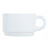 Tasse Luminarc Apilable Empilable Blanc verre 280 ml (6 Unités) (Pack 6x)