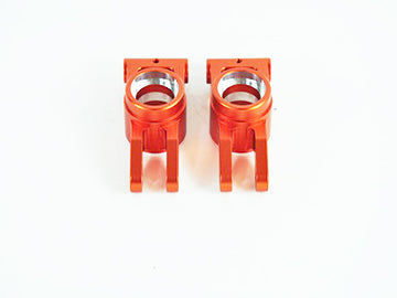 050007 Achsschenkel hinten Aluminium orange 2 Stück