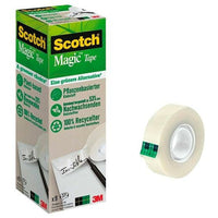 Set di Nastri Adesivi Scotch Magic Trasparente 9 Pezzi 19 mm x 33 m (4 Unità)