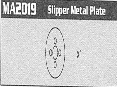 MA2019 Slipper Metal Plate Raptor