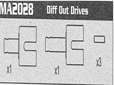 MA2028 Diff Out Drives Raptor