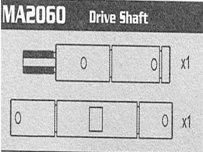 MA2060 Drive Shaft Raptor