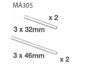 MA305 Querlenkerstifte AM10SC