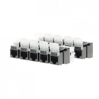 Cat 5E Rj45 Keystone Jack - 10 Pack Black