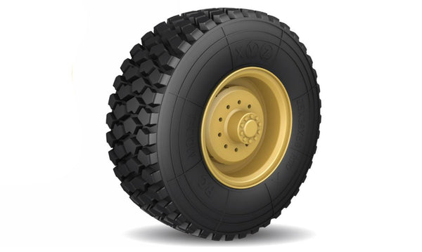 Komplettrad 4 Stück für 8x8 Truck sand