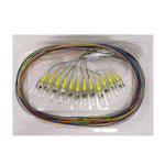 Fibre Pigtail St Os1 Singlemode 2M 12 Pack Rainbow