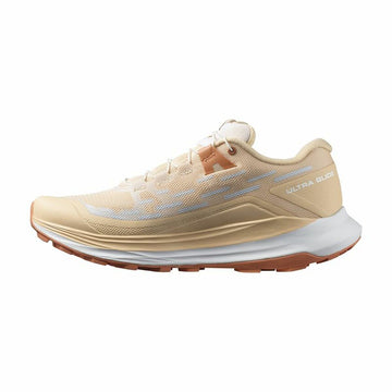 Running Shoes for Adults Salomon Ultra Glide Lady Beige