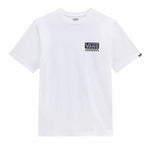 Child's Short Sleeve T-Shirt Vans Global Stack Po-B White