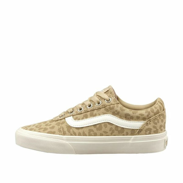 Women's casual trainers Vans Ward Leopard Beige