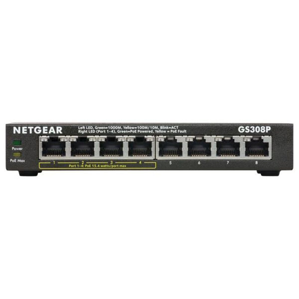 Switch Netgear GS308P-100PES 16 Gbps