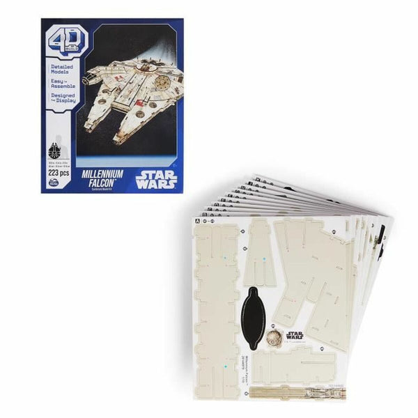 Construction set Star Wars Millennium Falcon 223 piezas 43 x 31,4 x 22,4 cm Grey Multicolour