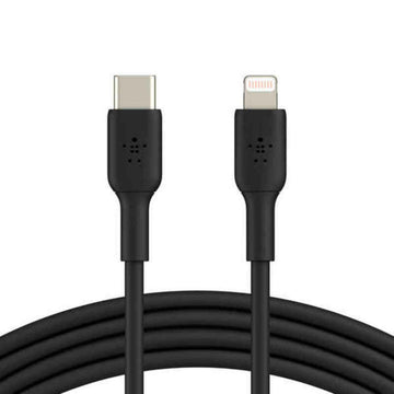 USB-C to Lightning Cable Belkin CAA003BT1MBK 1 m Black