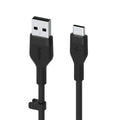 USB-C Cable to USB Belkin BOOST↑CHARGE Flex Black 3 m