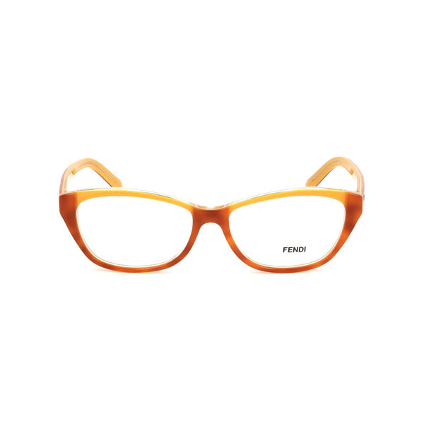 Ladies'Spectacle frame Fendi FENDI-100-24 Yellow Havana