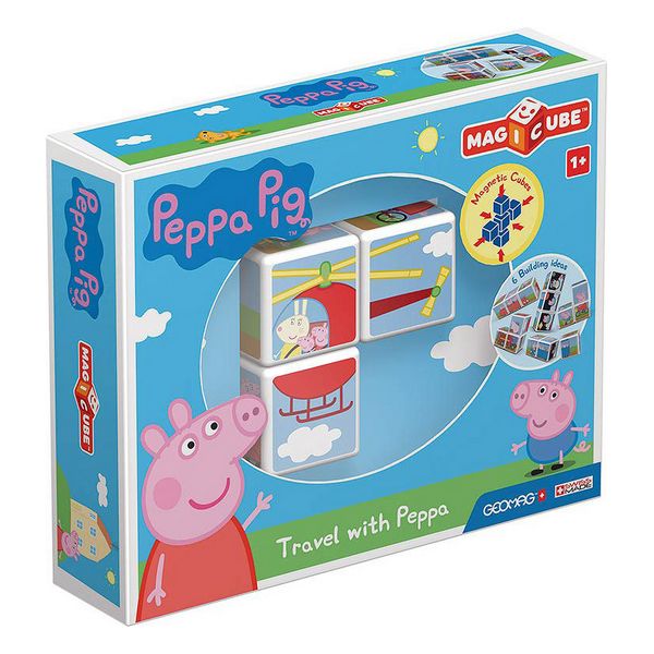 Construction set Geomag Magicube Peppa Pig (3 pcs)