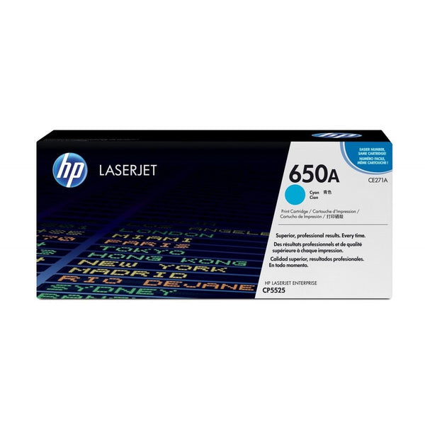 Toner HP 650A Cyan