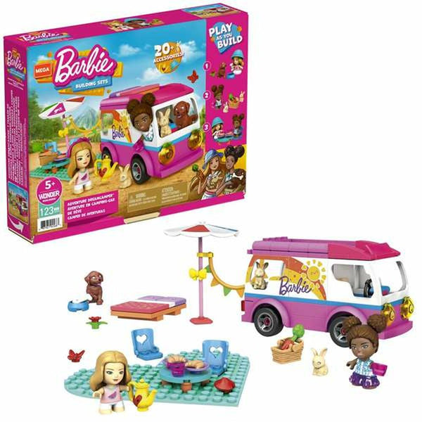 Construction set Barbie: Adventure Dreamcamper Mattel (123 pcs)