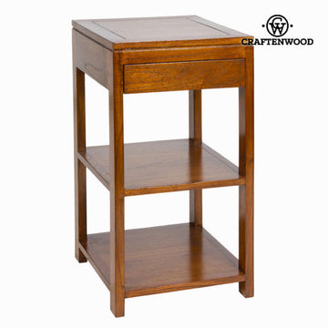 Side table - Serious Line Collection Mindi wood walnut (75 x 45 x 40 cm)