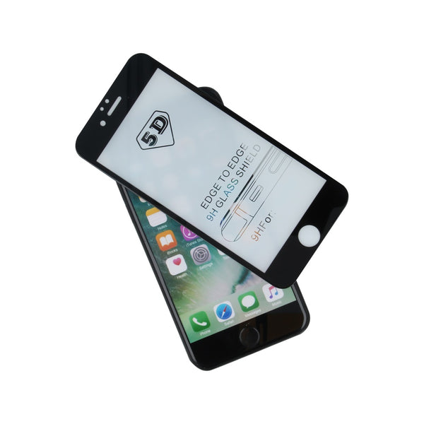 Tempered glass 5D for iPhone 7 Plus / 8 Plus black frame