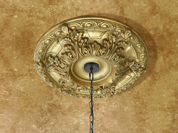 Acanthus Gilt Medallion 23 Inch Dia