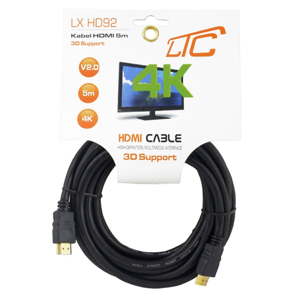 Cable HDMI-HDMI (v2.0 | 4K | 5 m) black