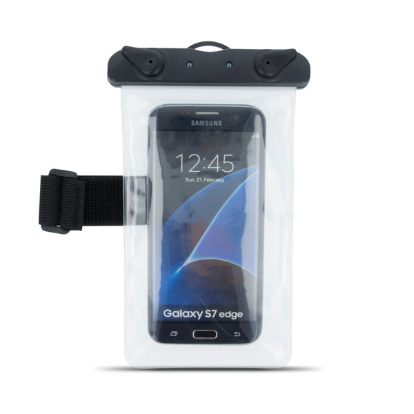 Waterproof case with armband 5,5&quot; transparent