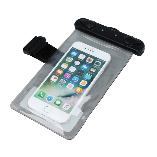 Waterproof case with armband 5,5&quot; black