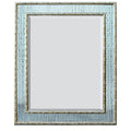 Silver Facet Mirror