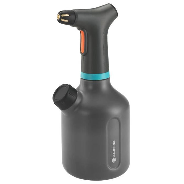 GARDENA Pulvérisateur sur batterie a gâchette EasyPump – Capacité 1L – Utilisation 360° – Indicateur de niveau intégré – (11114-20)