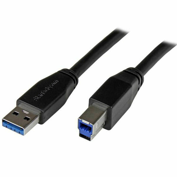 USB A to USB B Cable Startech USB3SAB10M           Black