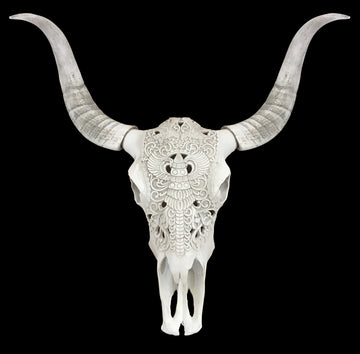 Skull Wall Décor White