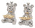 Royal Chrome Bears Set of 2