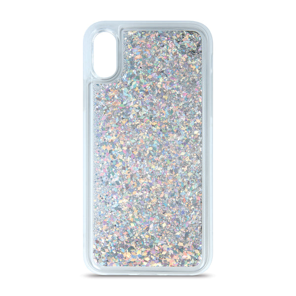 Liquid Sparkle TPU case for Huawei  P Smart 2021 silver