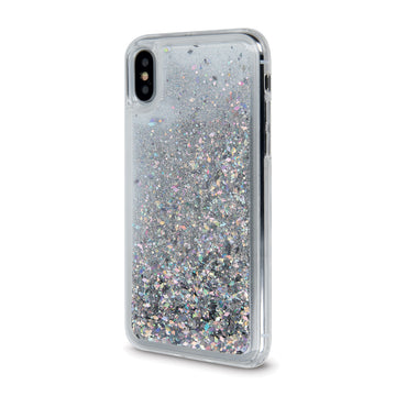 Liquid Sparkle TPU case for Samsung Galaxy A40 silver