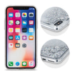 Liquid Sparkle TPU case for iPhone 12 Pro Max 6.7&quot; silver