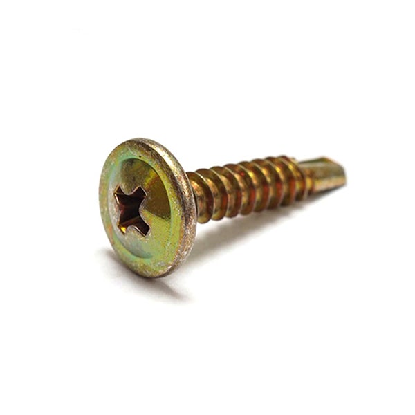 12Mm Button Head Self Drill Screws 8G Pack