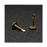 12Mm Button Head Self Drill Screws 8G Pack