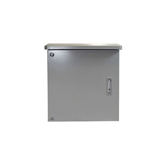 12Ru 600Mm Wide Grey Outdoor Wall Mount Cabinet