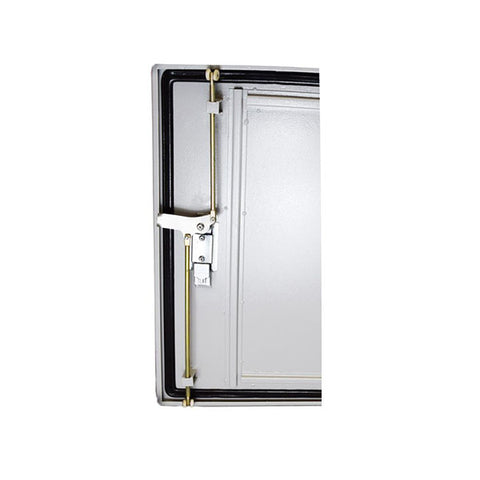 12Ru 600Mm Wide Grey Outdoor Wall Mount Cabinet