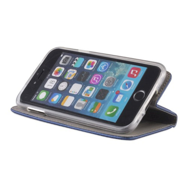 Smart Magnet case for iPhone 13 Pro Max 6,7&quot; navy blue