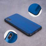 Aurora Glass case for Xiaomi Mi 11 Lite 4G / Mi 11 Lite 5G / 11 Lite 5G NE dark blue