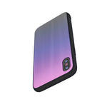 Aurora Glass case for Huawei P20 Lite pink-black