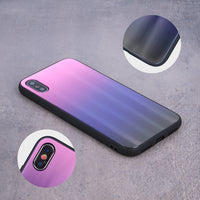 Aurora Glass case for Samsung Galaxy A32 4G pink black