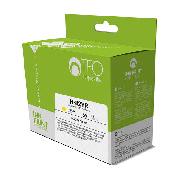 Ink H-82YR (C4913A) TFO 69ml, remanufactured