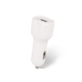 Setty car charger 1x USB 2,4A white + Lightning cable 1,0 m