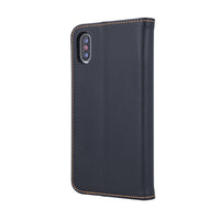 Genuine Leather Smart Pro case for iPhone X / XS black