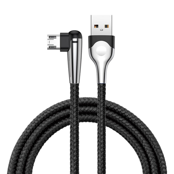 Baseus cable MVP Elbow USB - microUSB 1,0 m 2A black