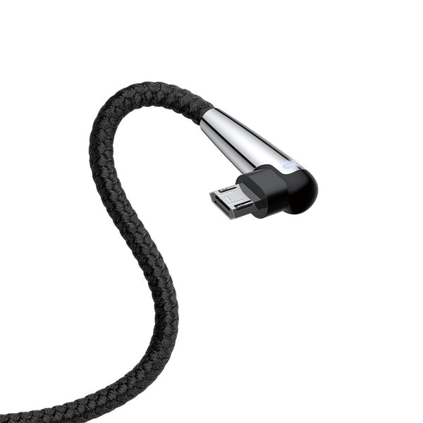 Baseus cable MVP Elbow USB - microUSB 1,0 m 2A black